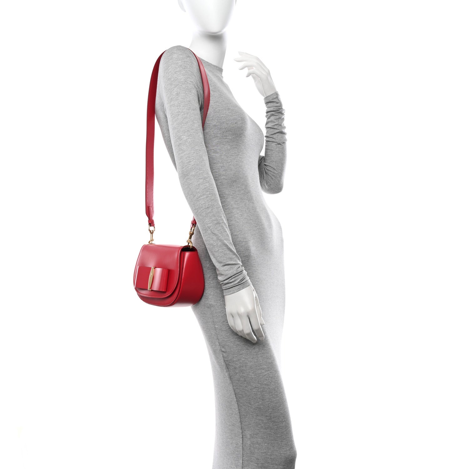 Salvatore Ferragamo Smooth Calfskin Small Anna Shoulder Bag Pamplona 2 of 15