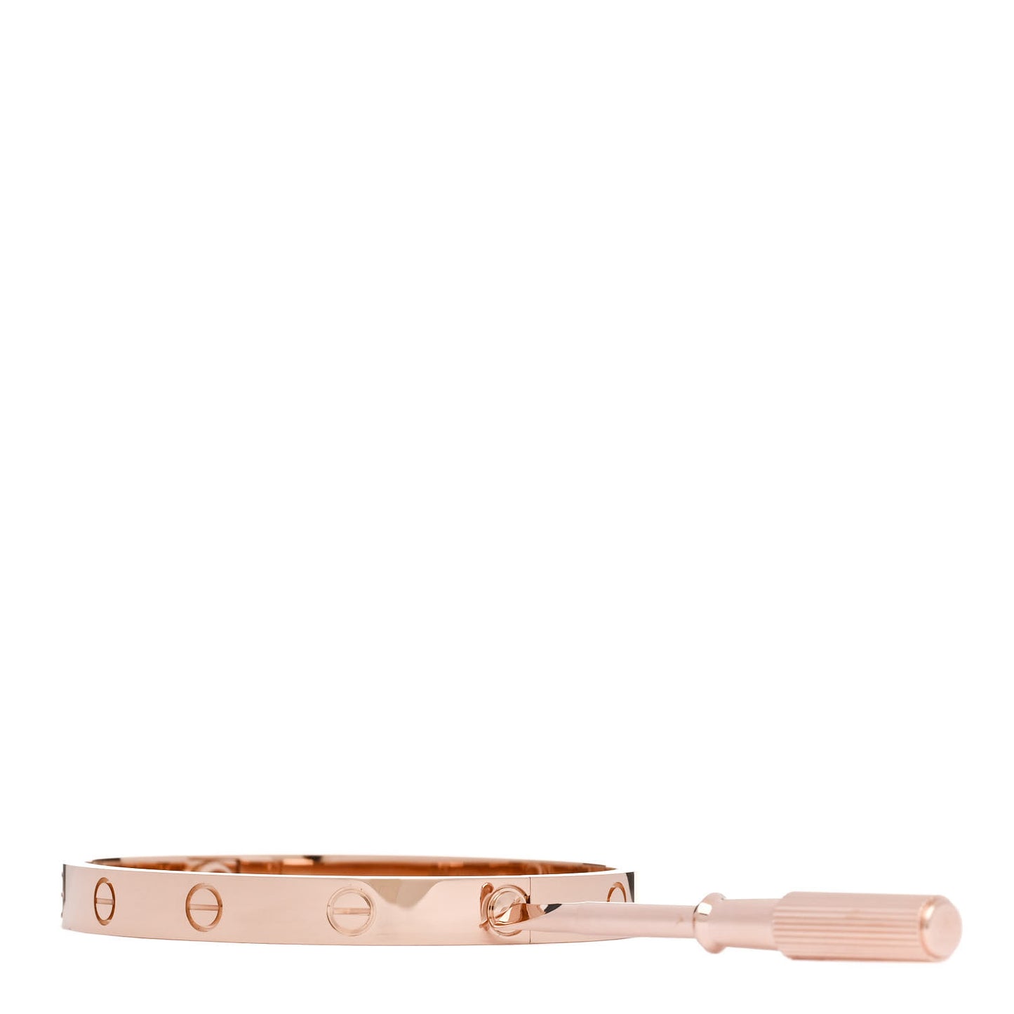 18K Pink Gold LOVE Bracelet 17