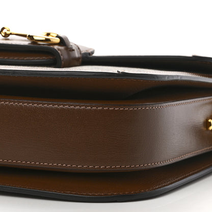 Gucci GG Supreme Monogram Horsebit 1955 Shoulder Bag Beige Brown Sugar 11 of 12