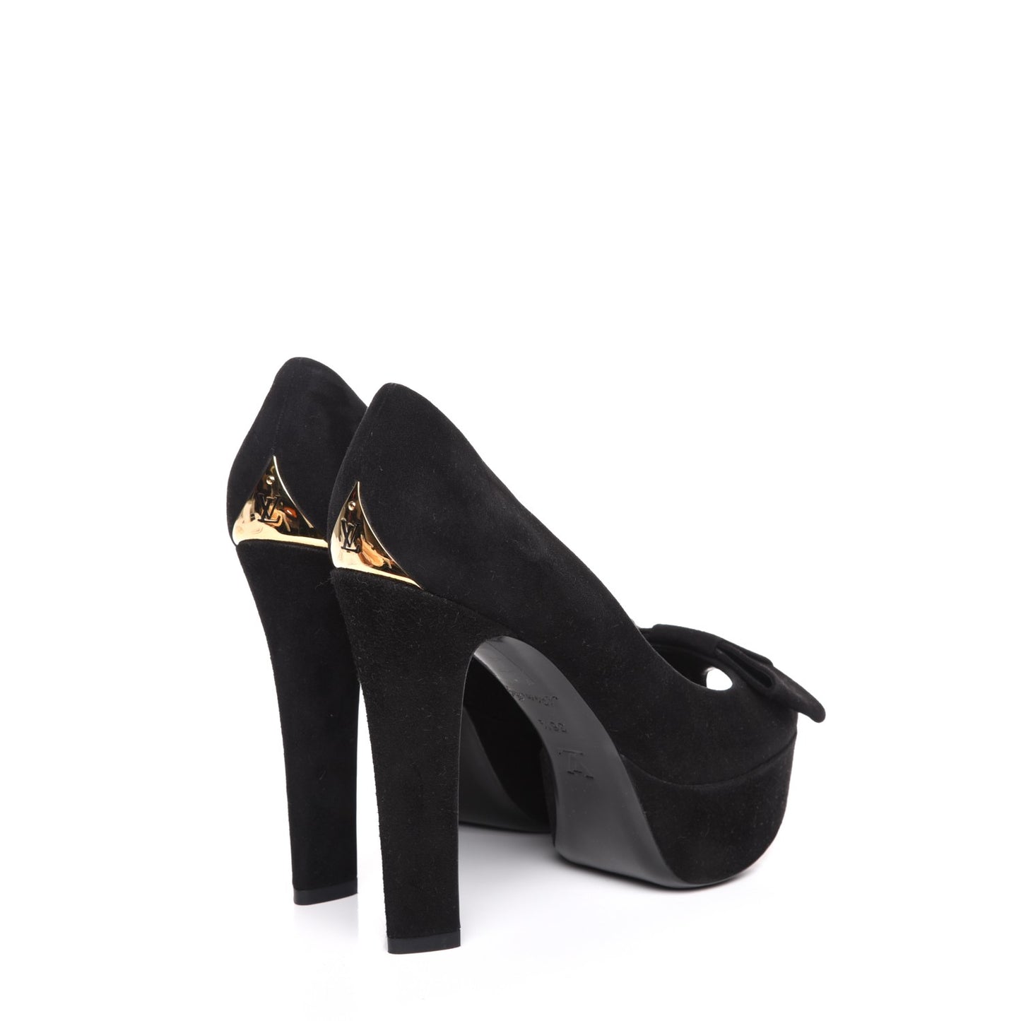 Suede Last Dance Pumps Heels 38.5 Black