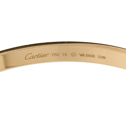 Cartier 18K Yellow Gold LOVE Bracelet 19 5 of 7