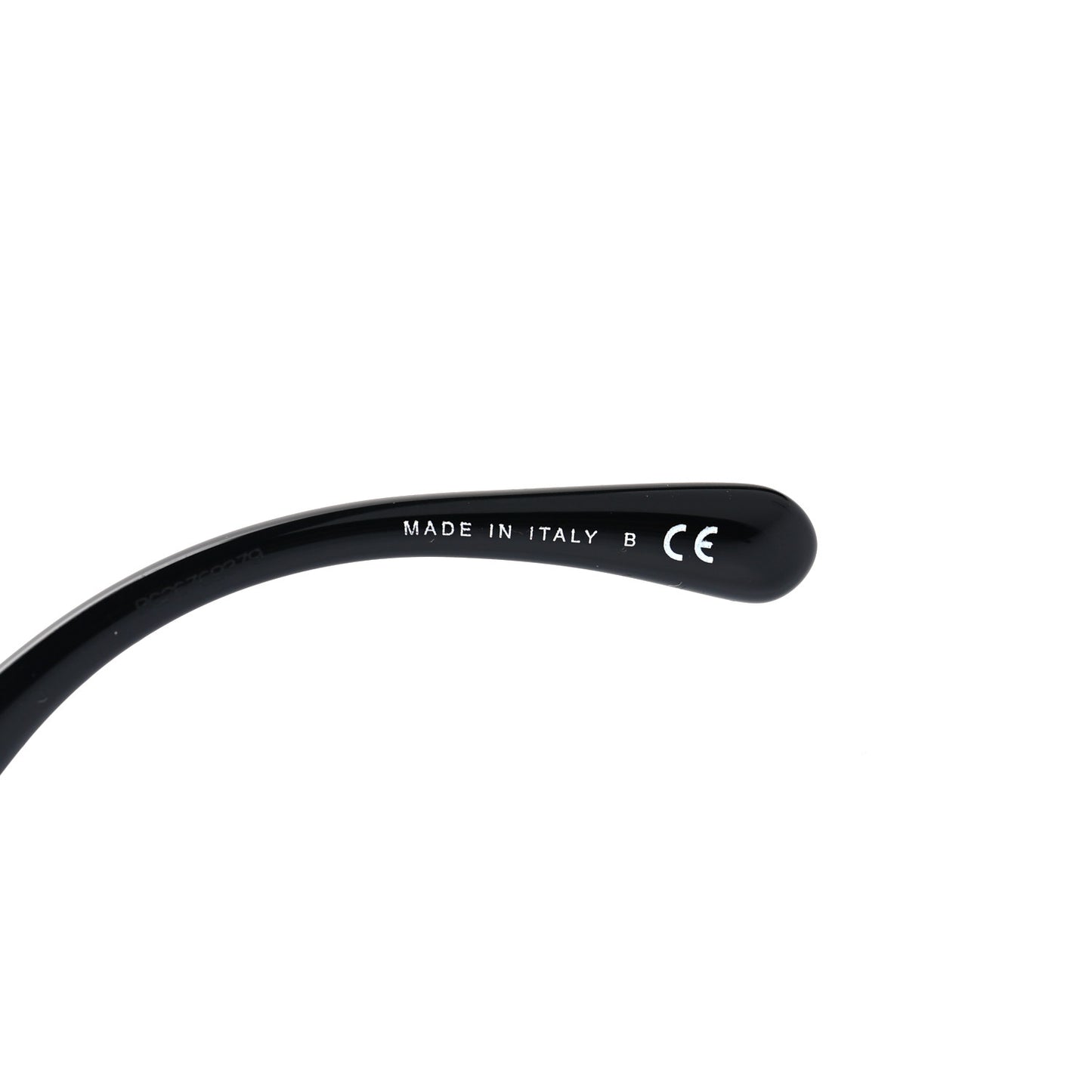 Acetate Strass Square Sunglasses 5422-B-A Black White