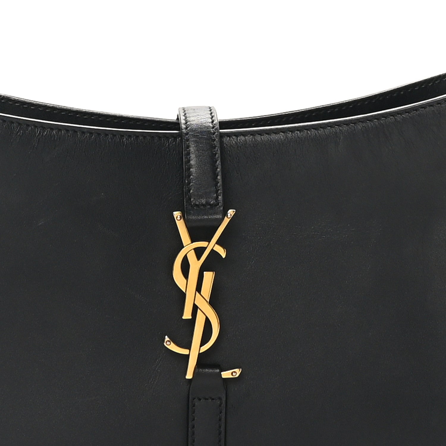 Saint Laurent Smooth Calfskin Le 5 A 7 Hobo Black 7 of 10