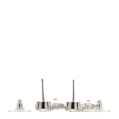 Chanel Crystal Starfall Drop Long CC Earrings Silver 3 of 5