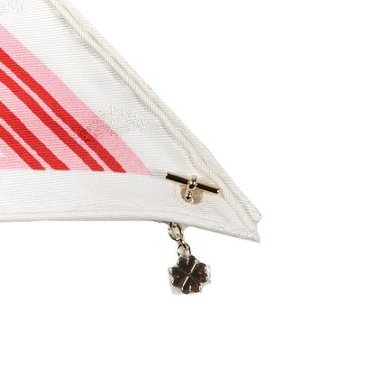 Hermes Silk Garde Robe Pop Charm Triangle Scarf 70 Multicolor White 2 of 6