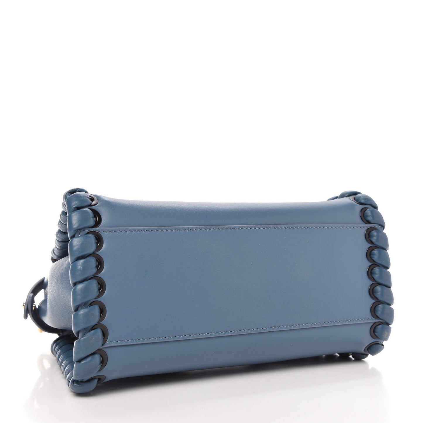 Nappa Lace Up Mini Peekaboo Iconic Satchel Cobalto