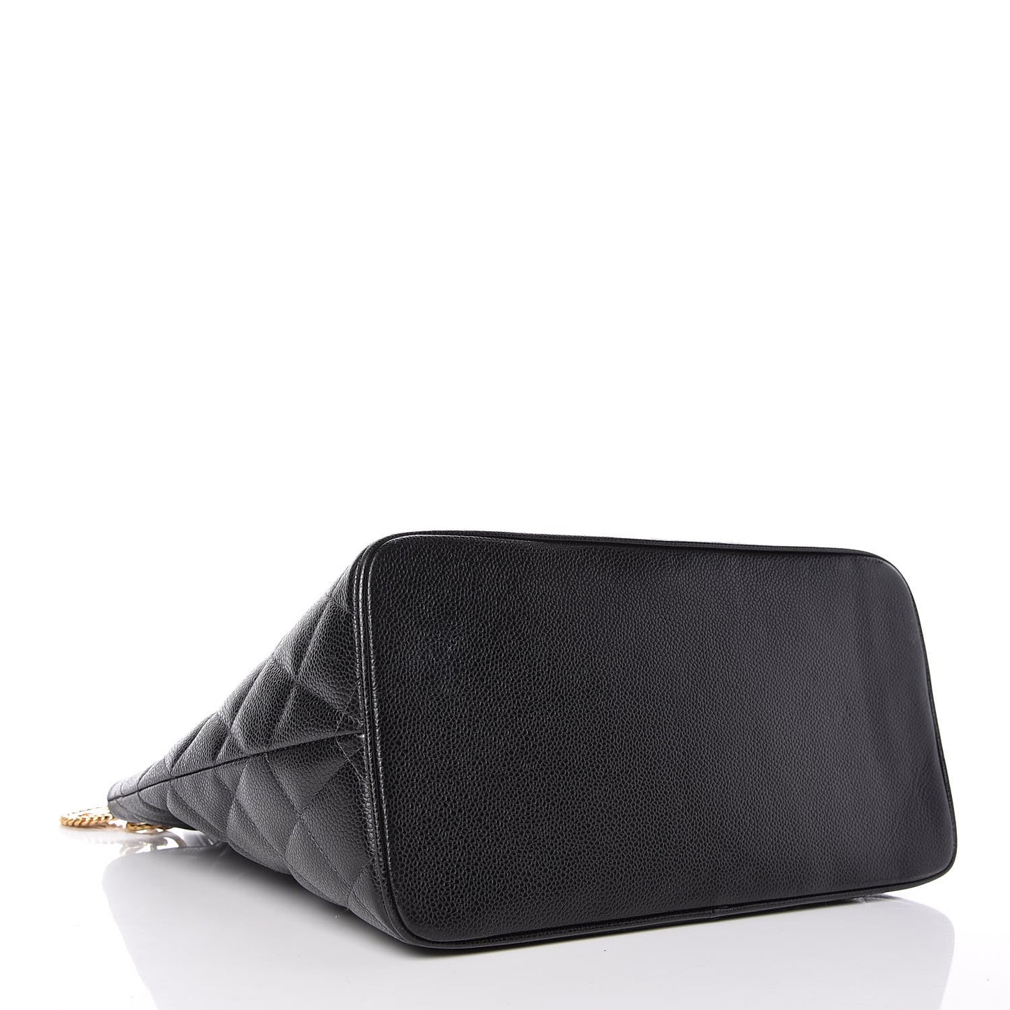 Caviar Quilted Medallion Tote Black