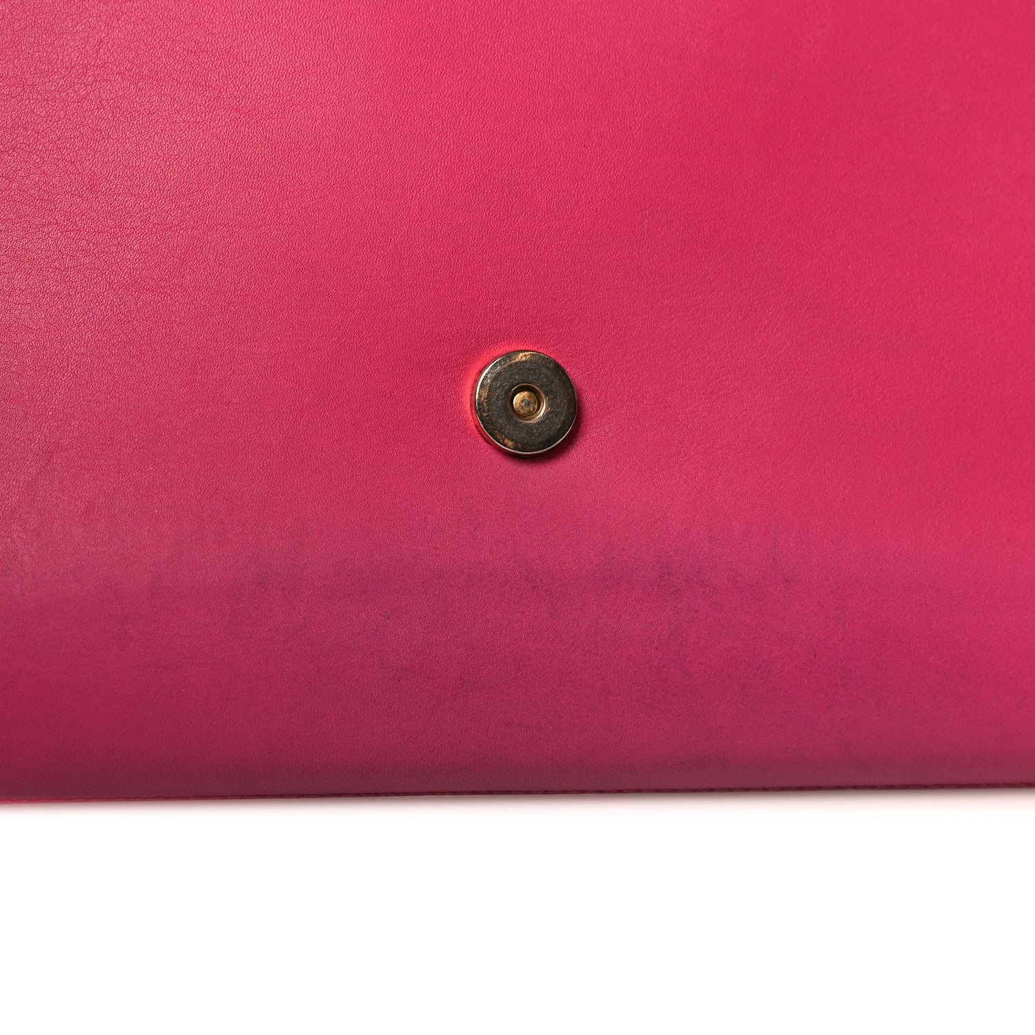 Saint Laurent Calfskin Classic Y Ligne Clutch Fuchsia 12 of 12