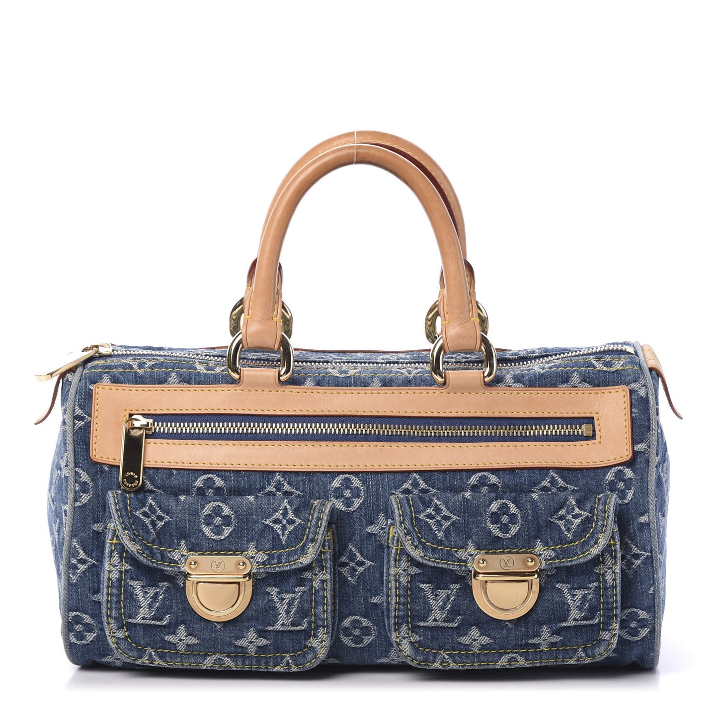 Monogram Denim Neo Speedy Blue
