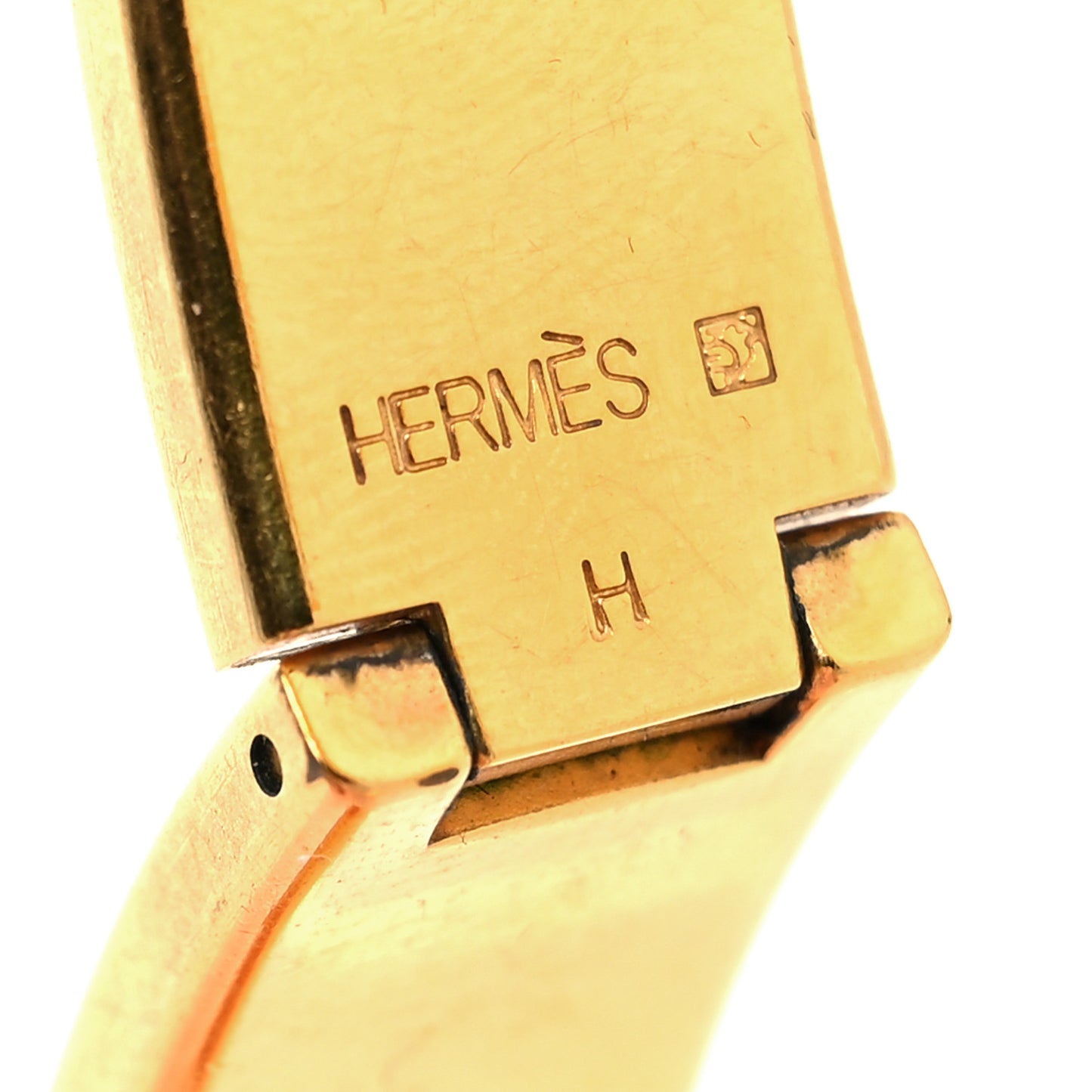Enamel Narrow Clic Clac H Bracelet PM Black