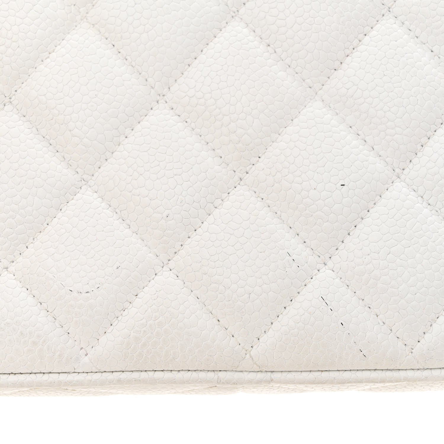 Chanel Caviar Quilted CC Camera Case White 13 of 13