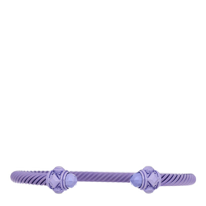 David Yurman Aluminum 5mm Renaissance Bracelet Lavender 1 of 4