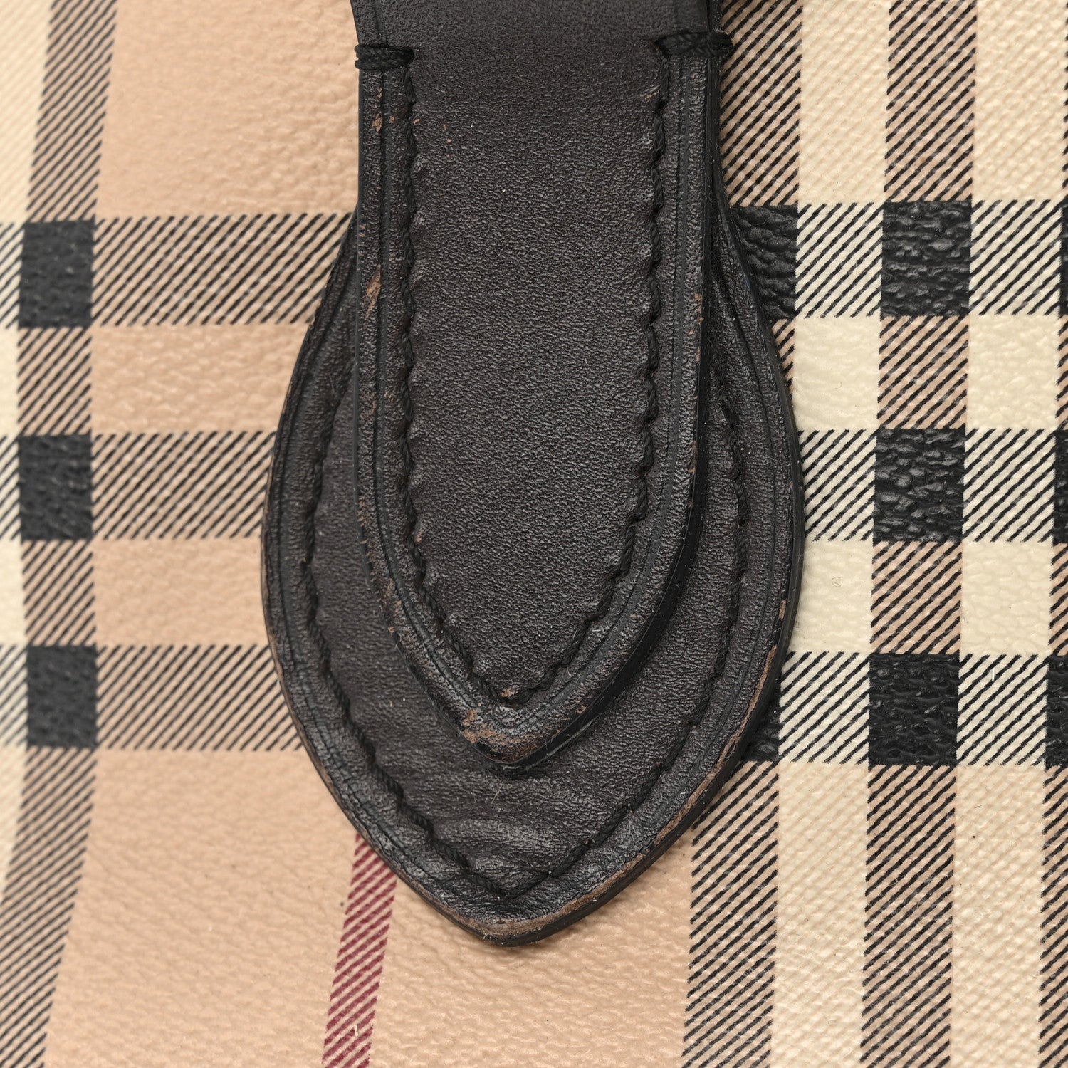 Burberry Haymarket Check Medium Regent Tote Chocolate 13 of 18