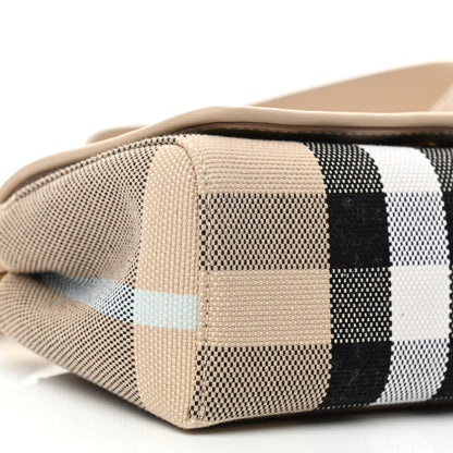 Burberry Canvas Check Hackberry Crossbody Bag Soft Fawn 8 of 9