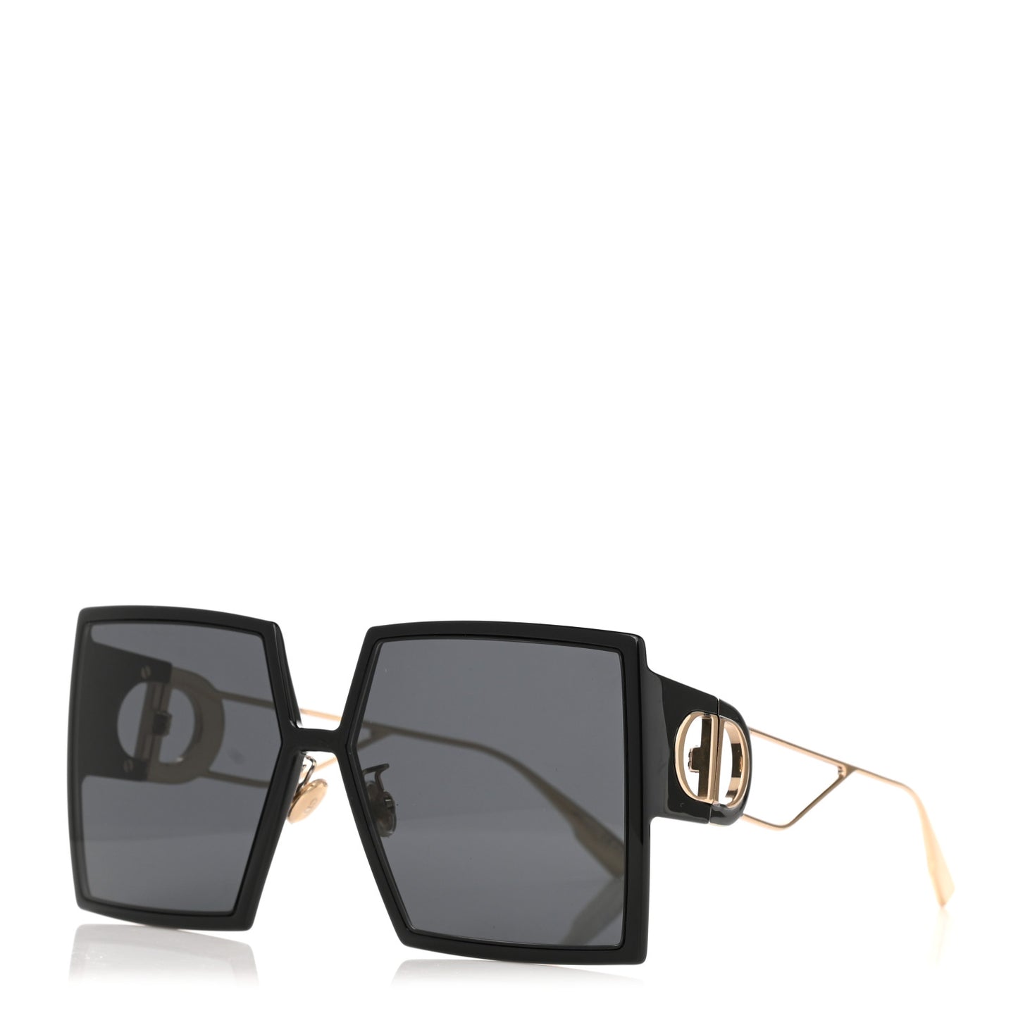 Square 30 Montaigne Sunglasses Black