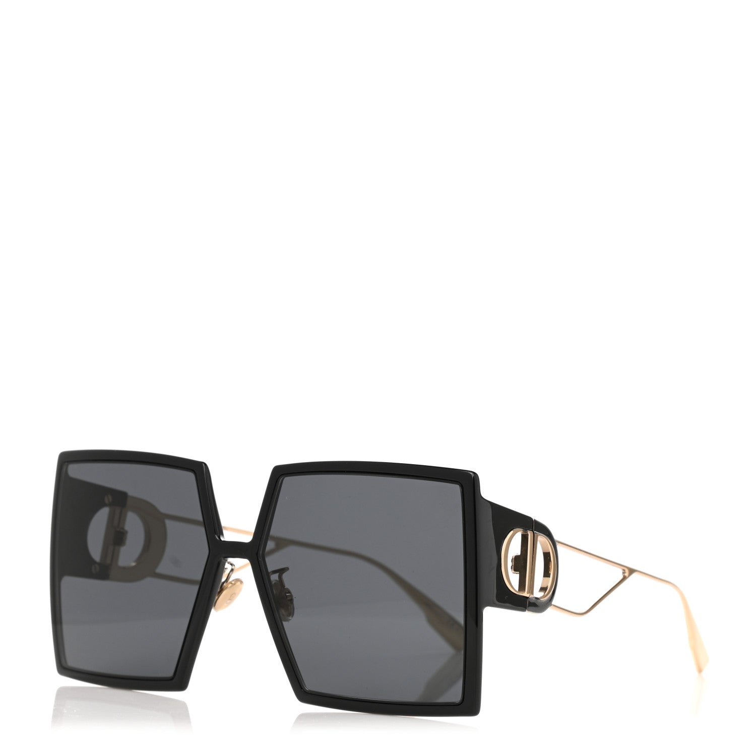 Christian Dior Square 30 Montaigne Sunglasses Black 1 of 7
