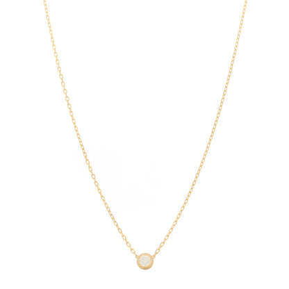 Cartier 18K Yellow Gold Diamond LM D'Amour Pendant Necklace 1 of 6