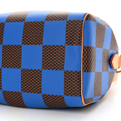 Louis Vuitton Damier Pop Speedy Bandouliere 25 Blue 9 of 9