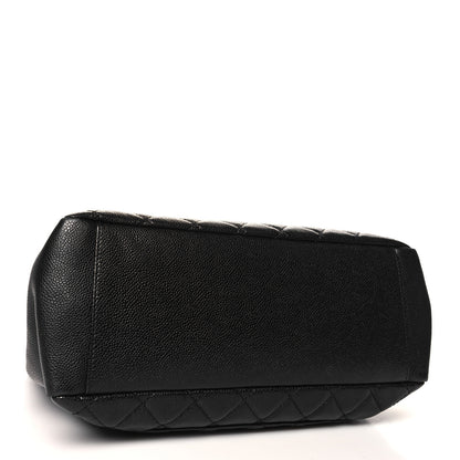 Chanel Caviar Quilted Grand Shopping Tote GST Black 4 of 11