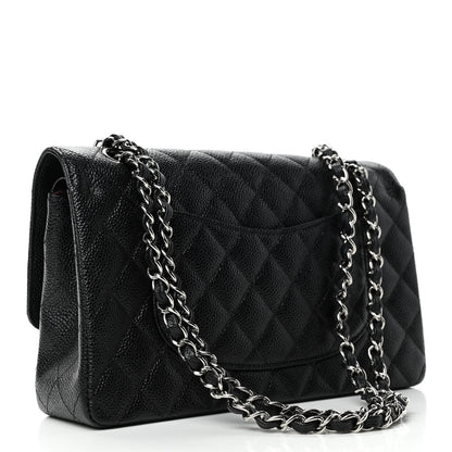 Chanel Caviar Quilted Medium Double Flap Black 2 of 4