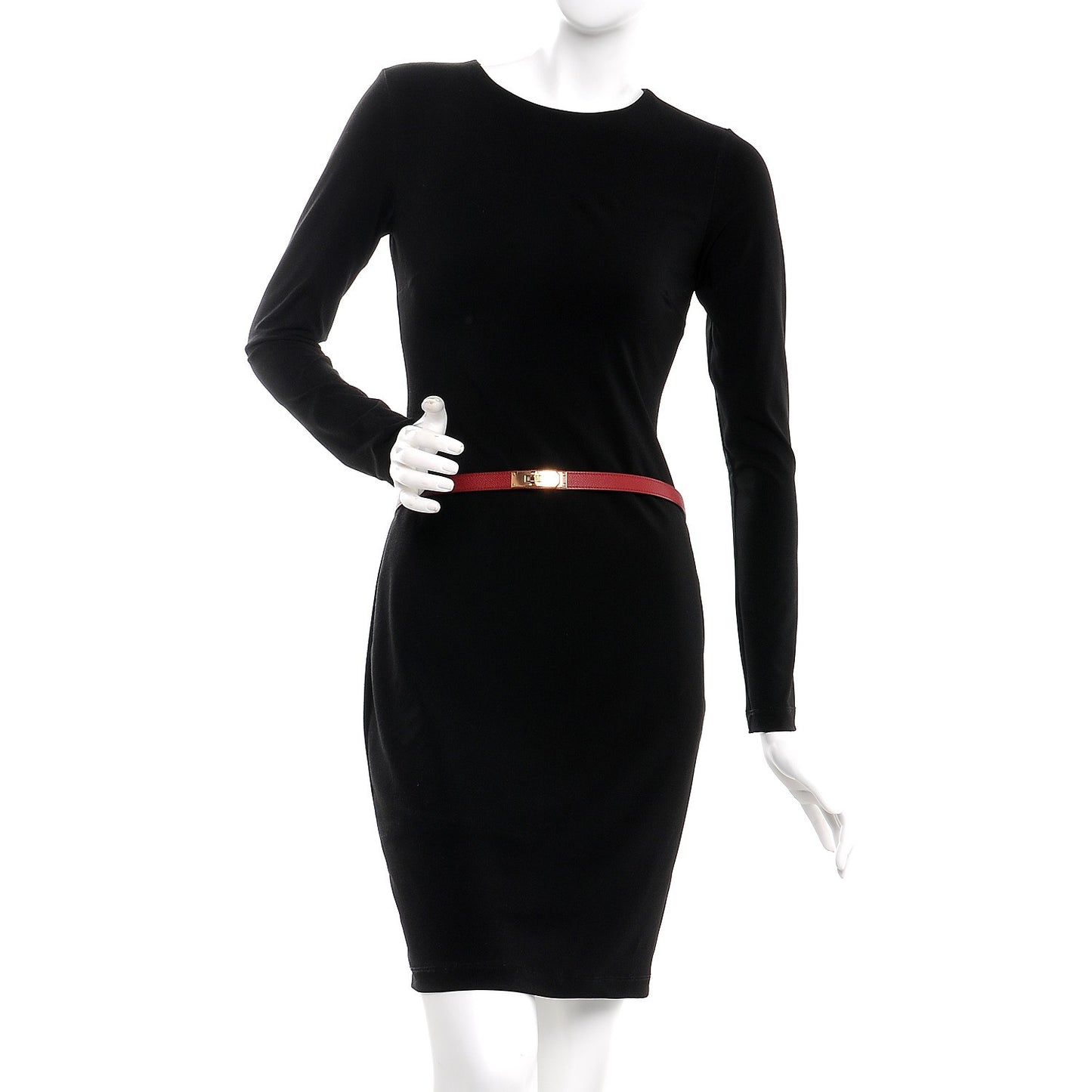 Epsom Kelly Belt Rouge Grenat