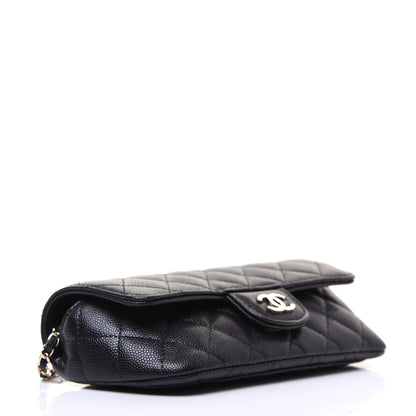 Chanel Caviar Quilted Glasses Case With Chain Black 5 of 14
