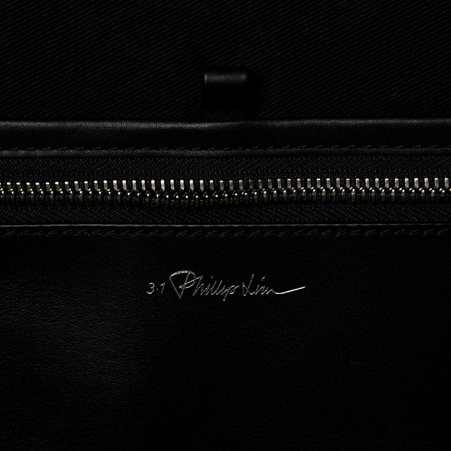 Calfskin Canvas 31 Hour Bag Black