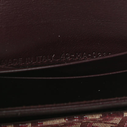 Christian Dior Oblique Saddle Card Holder Bordeaux 12 of 12