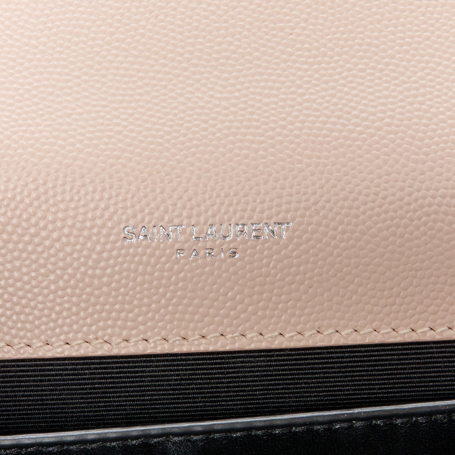 Saint Laurent Grain De Poudre Medium Monogram Kate Satchel  Rose Poudre 6 of 11