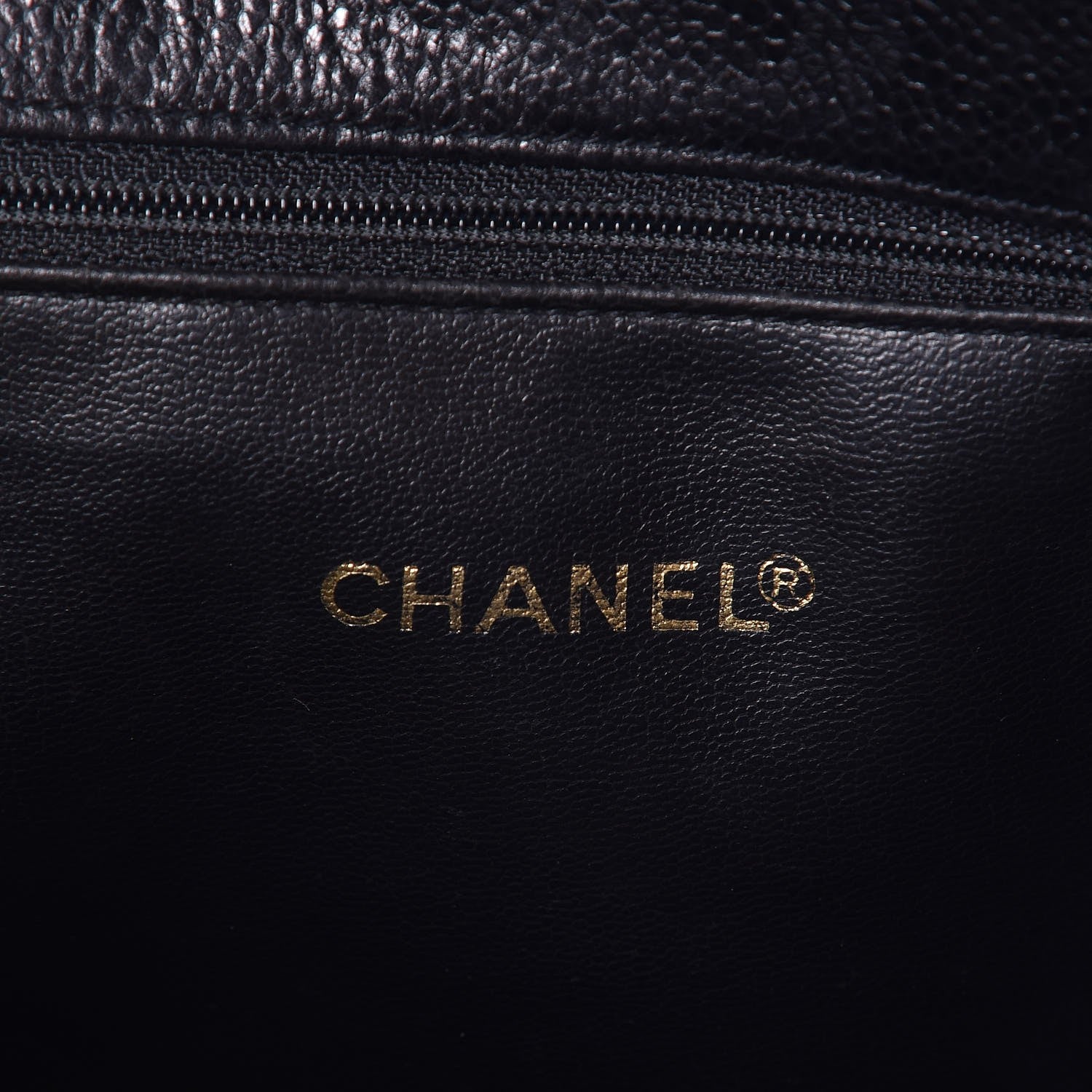 Chanel Caviar Quilted Shopping Tote Black 7 of 9