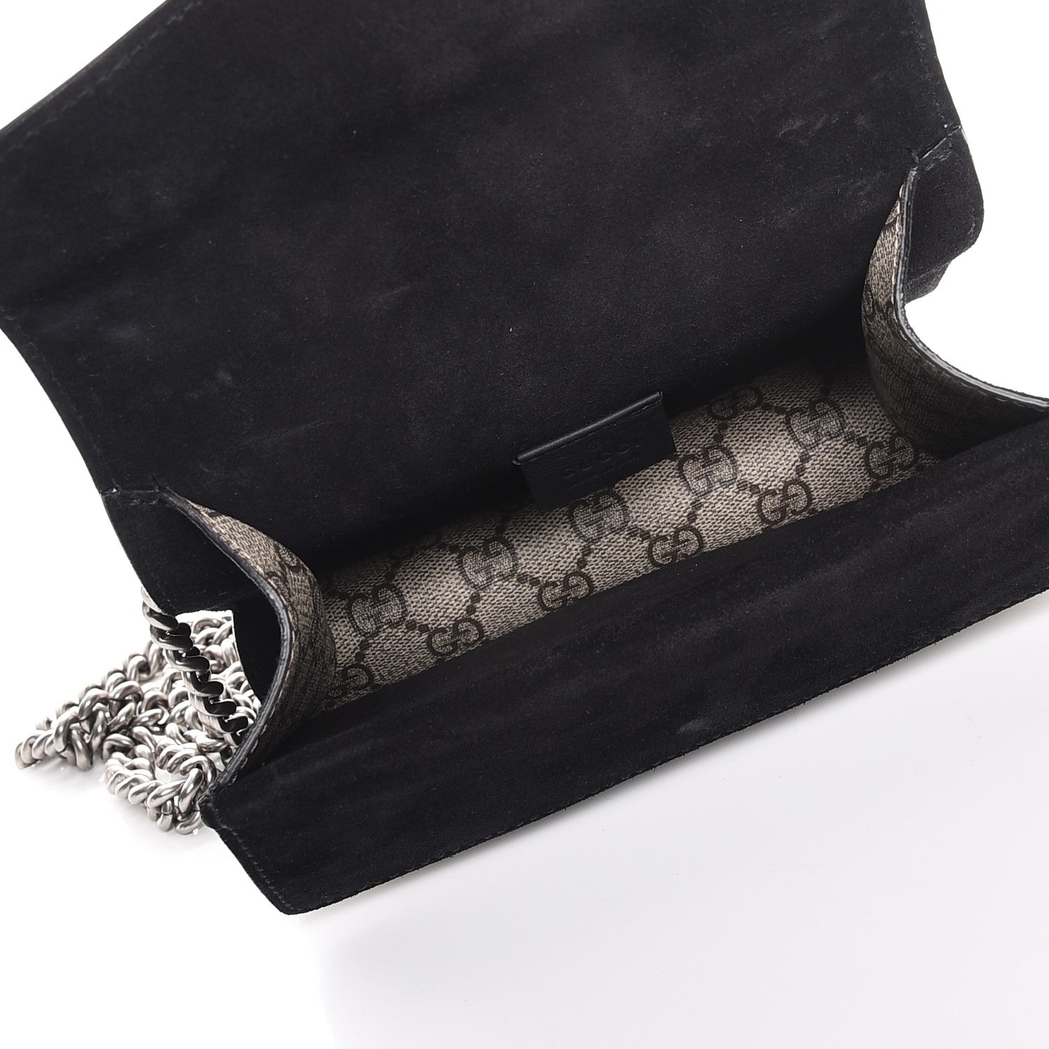 Gucci GG Supreme Monogram Mini Dionysus Shoulder Bag Black 5 of 9