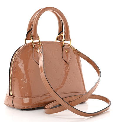 Louis Vuitton Vernis Alma BB Rose Velours 2 of 7
