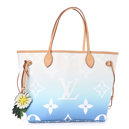 Louis Vuitton Monogram Giant By The Pool Neverfull MM Blue 1 of 10