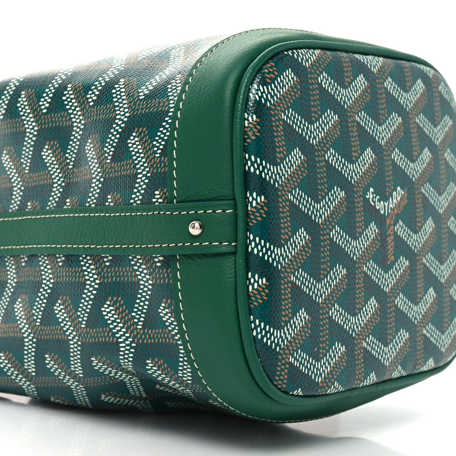 Goyard Goyardine Petit Flot Mini Bucket Bag Green 9 of 10
