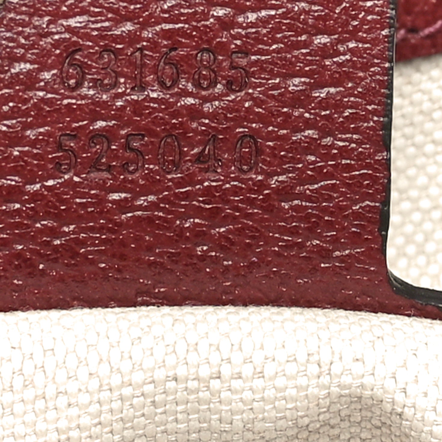 Gucci Monogram Textured Dollar Calfskin Web Medium Ophidia Shopping Tote Sahara Rubino Chardonnay 7 of 10