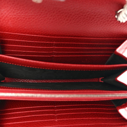 Gucci Calfskin Mini Dionysus Chain Wallet Hibiscus Red 5 of 11