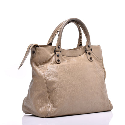 Balenciaga Agneau Classic Hardware Velo Latte Beige 3 of 9