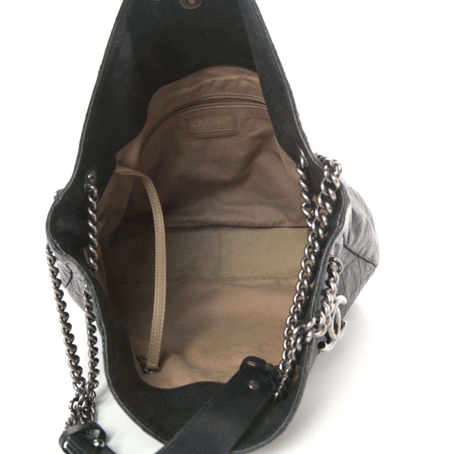 Chanel Caviar Quilted Simply CC Hobo Black 5 of 14