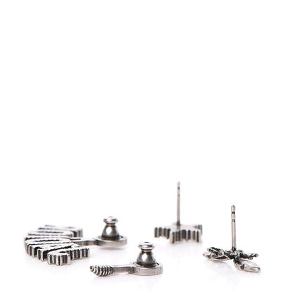 Christian Dior Palladium Crystal J'Adior Earrings 3 of 4