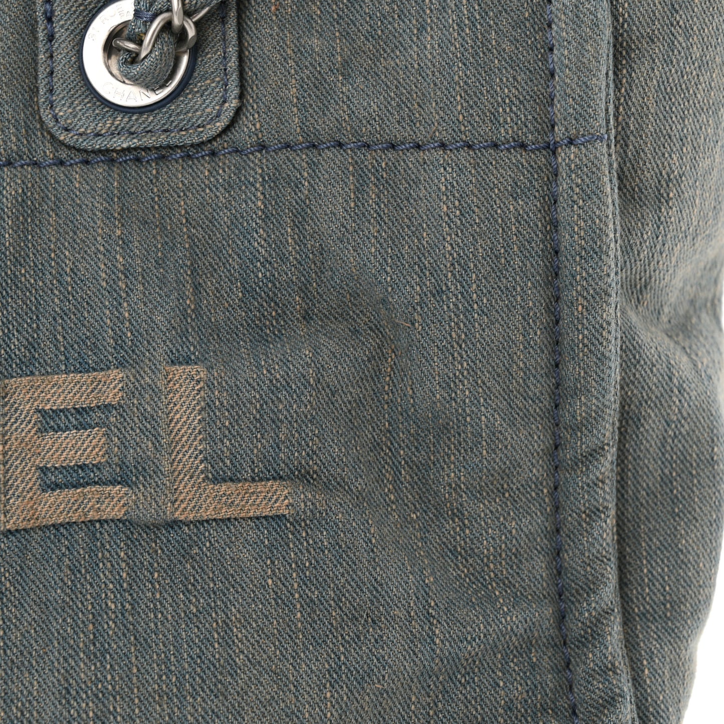 Denim Small Deauville Tote Light Blue