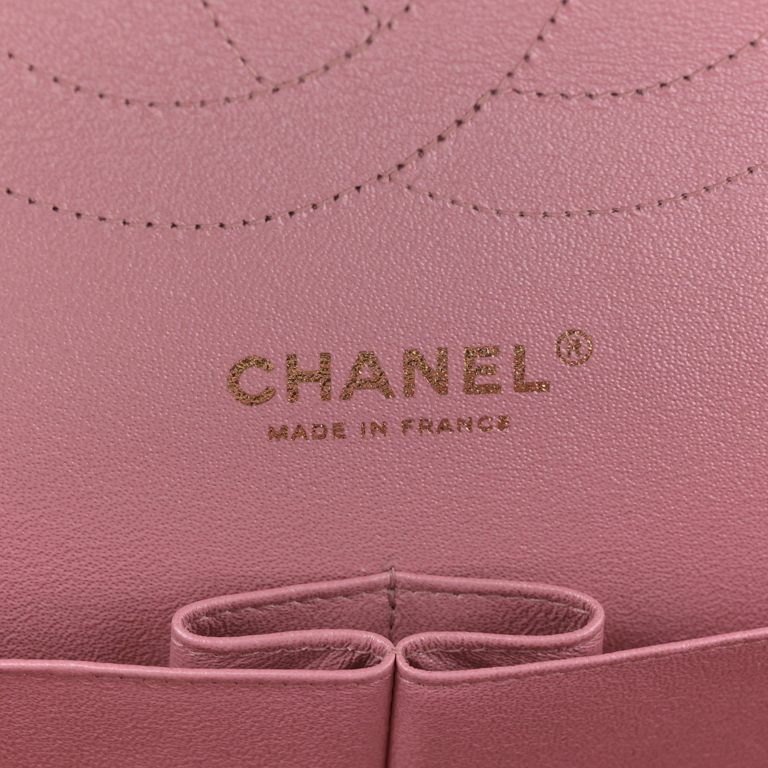 Chanel Iridescent Caviar Quilted Jumbo Double Flap Rose Pink 6 of 10