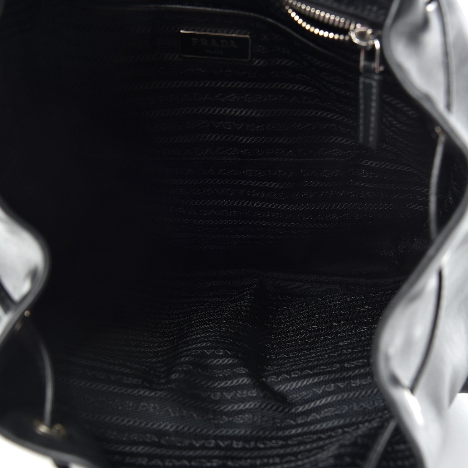Prada Calfskin Backpack Black 5 of 9