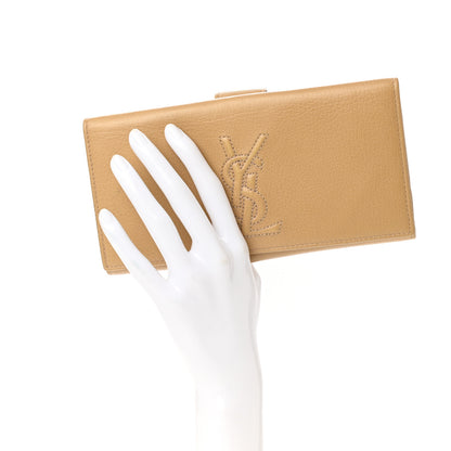 Saint Laurent Chevre Belle De Jour Wallet Beige 2 of 10