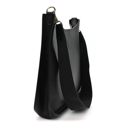 Hermes Taurillon Clemence Evelyne GM Black 3 of 11