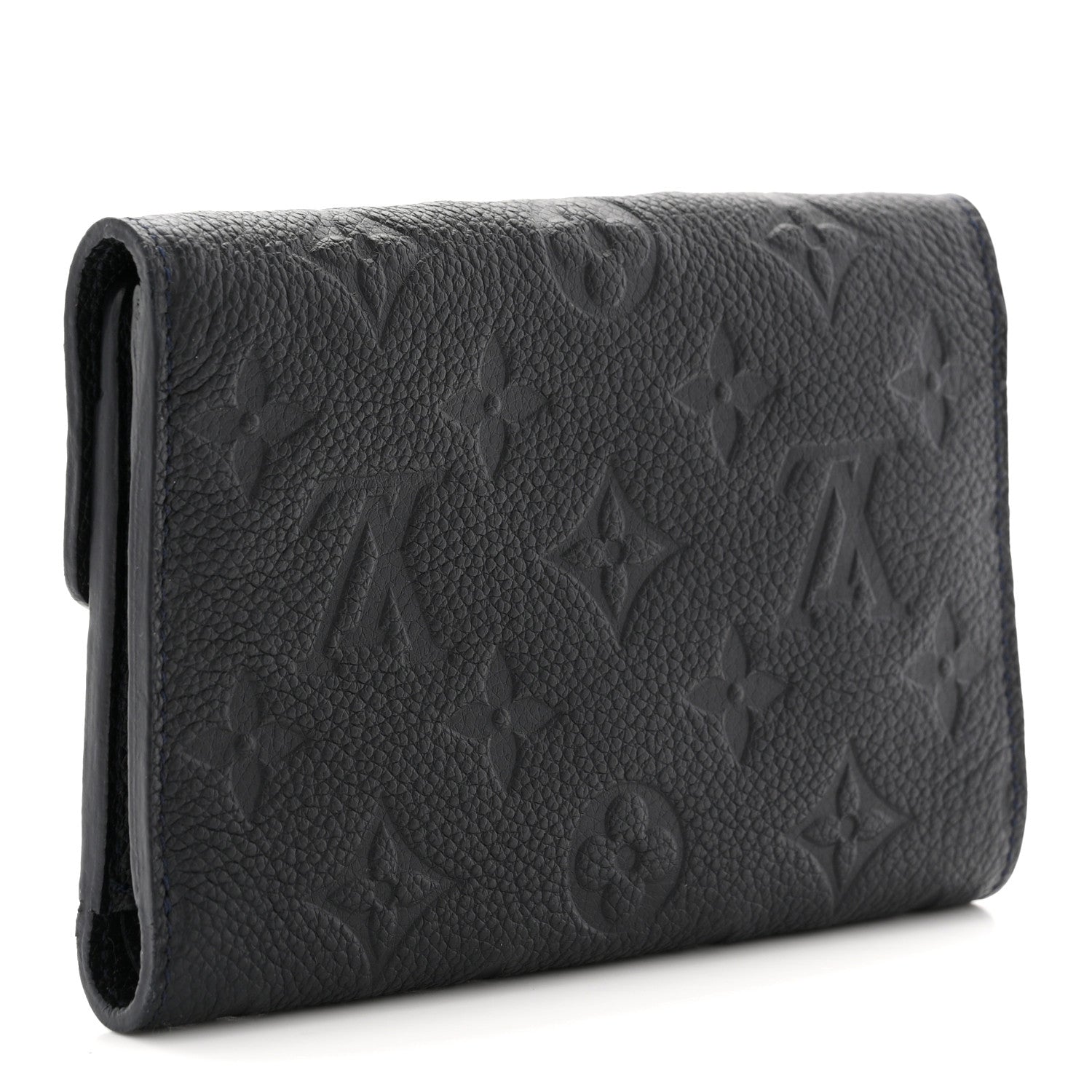Louis Vuitton Empreinte Compact Curieuse Wallet Black 3 of 7