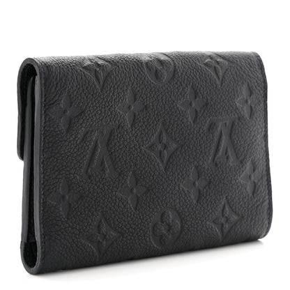 Louis Vuitton Empreinte Compact Curieuse Wallet Black 3 of 7