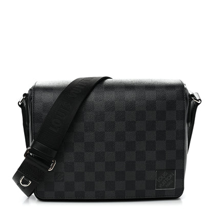 Louis Vuitton Damier Graphite District PM NM 1 of 9