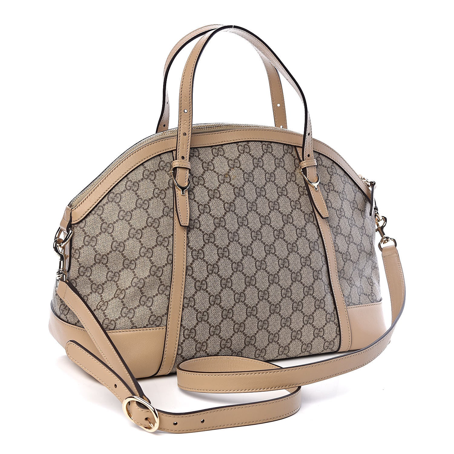 Gucci GG Supreme Monogram Medium Nice Top Handle Dome Bag Beige 3 of 10