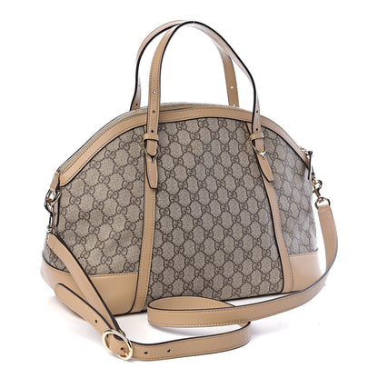 Gucci GG Supreme Monogram Medium Nice Top Handle Dome Bag Beige 3 of 10