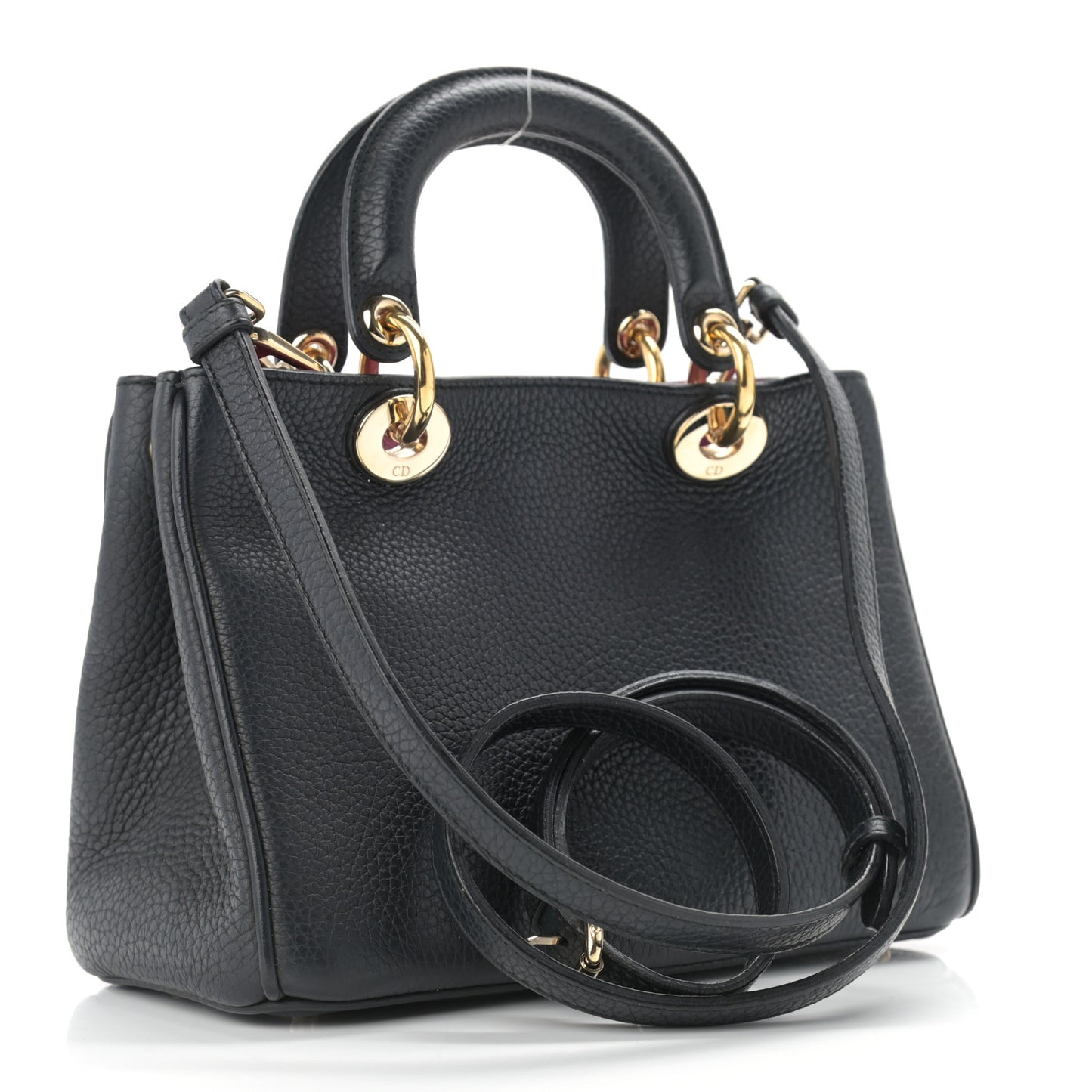 Bullcalf Small Diorissimo Tote Black Rose Indien